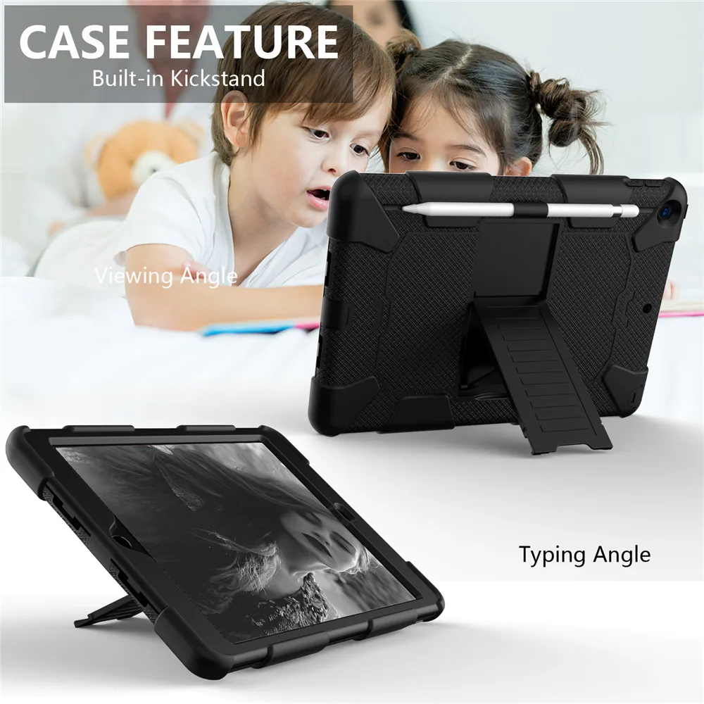 Для нового iPad 8 7 поколения 2020 A2200 A2198 A2232 10 2 2019 чехол с 3 слоями Защитная Броня