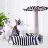 latest pet cat tree small house scratchers climbing frame scratching post jumping furniture toy training