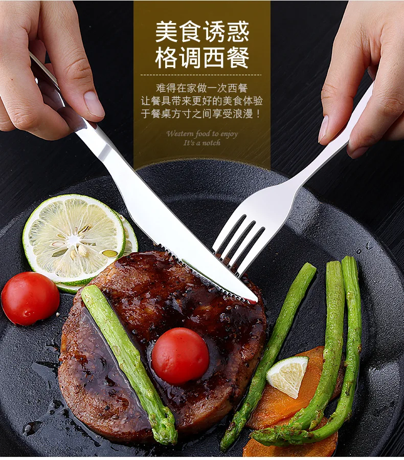 Серебряный металлический набор столовых приборов класса люкс креативное искусство экологичный подарок из