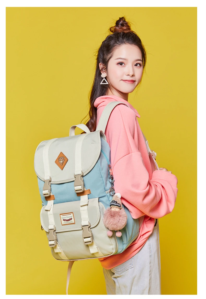 Macarons Mochila Feminina, женский рюкзак, Студенческая сумка для книг, Водонепроницаемый Школьный рюкзак, большой рюкзак для путешествий, милые сумки для девочек Rugzak