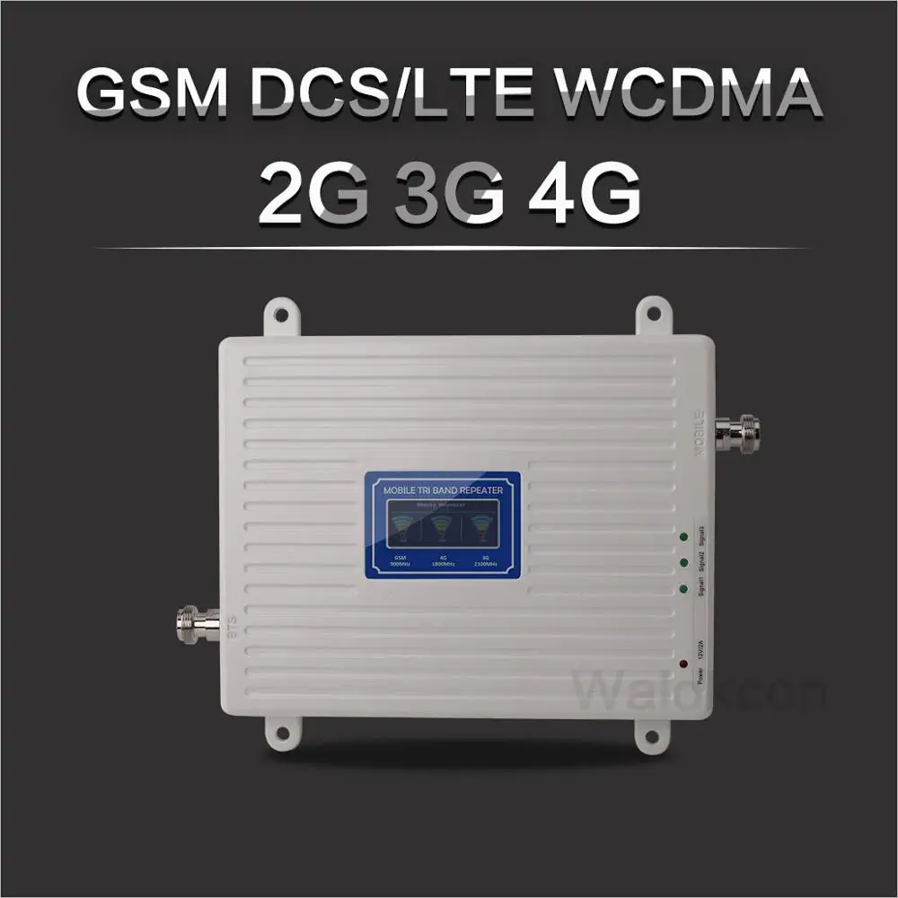 Усилитель сотовой связи белый 900/1800/2100 2G GSM 3G WCDMA 4G DCS 900 1800 2100 МГц ретранслятор