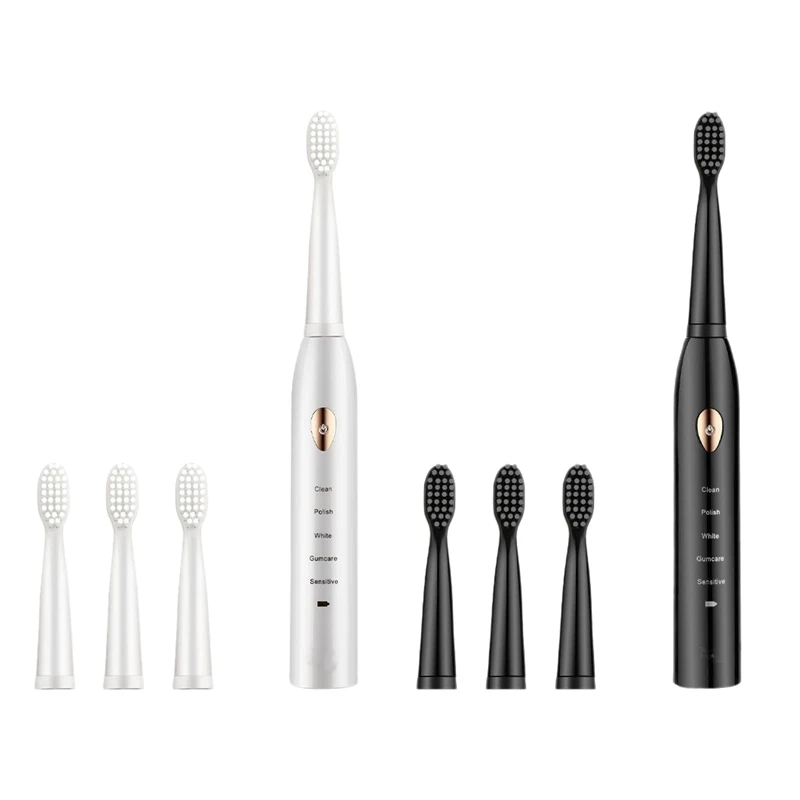 

Acoustic Wave Electric Toothbrush Rechargeable Waterproof Electric Toothbrush Couple Set Whitening Teeth