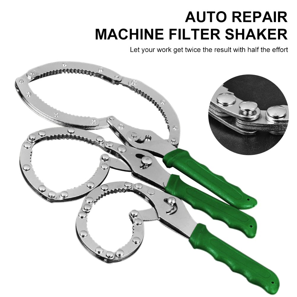 

70-90 mm 90-110 mm Flexible Oil Filter Wrench Adjustable Automobile Motorcycle Oil Filter Removal Tool with Teeth for Car Trucks