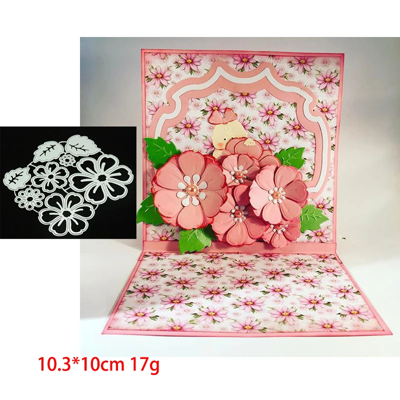 

Flowers and Leaves Metal Cutting Dies Scrapbooking Craft Mold Cut Die Stencil Handmade Paper Card Make Template New Design