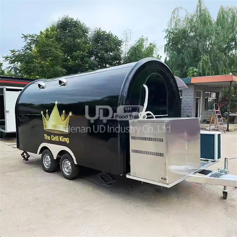 

Mobile Full Kitchen Food Truck Scooter Ice Cream Cart Food Trucks Mobile Van Food Trailer Street Food Vending Cart For Sales