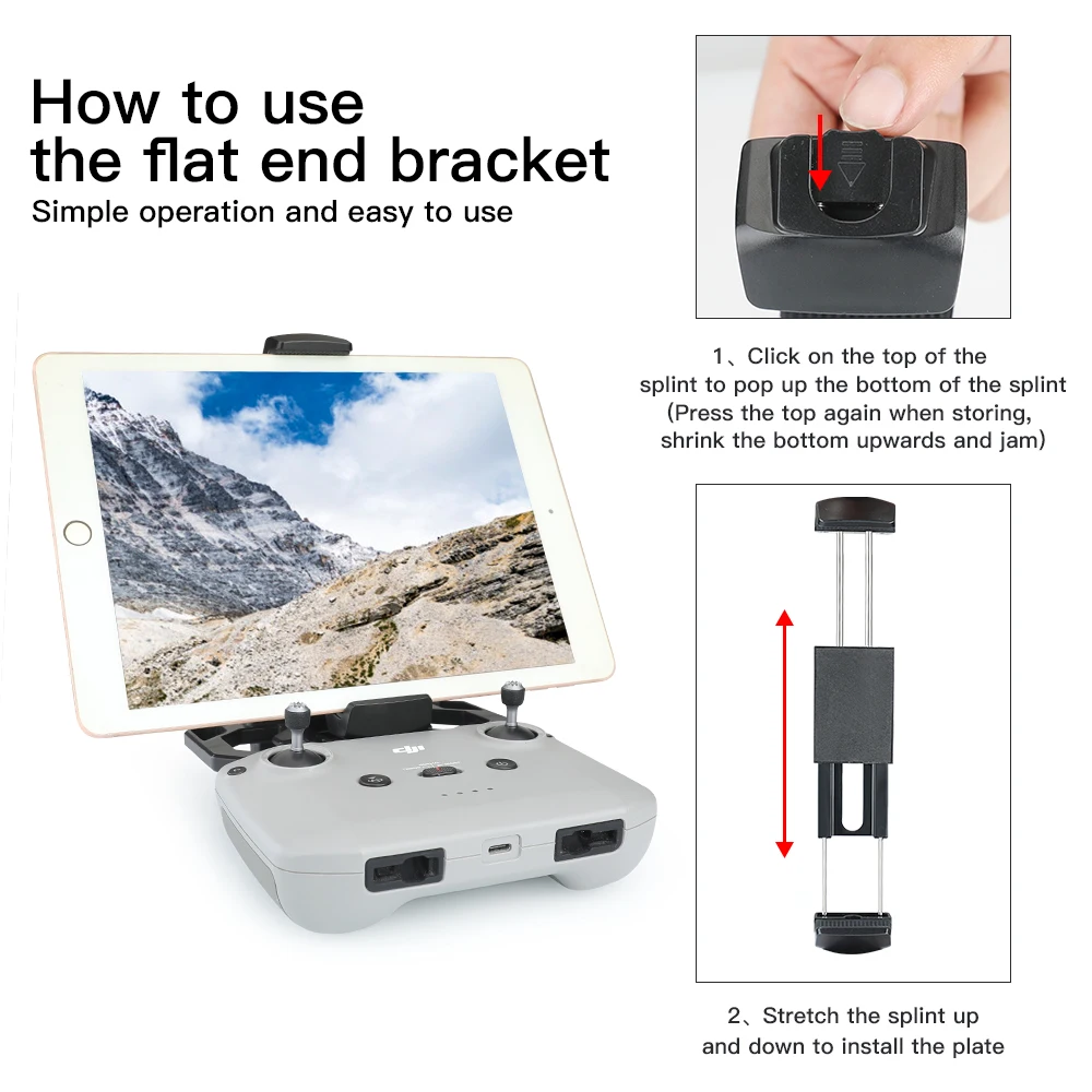 mavic 3 tablet holder remote control foldable expansion bracket mount stand for dji mavic 3air 22smini 2 drone accessories free global shipping