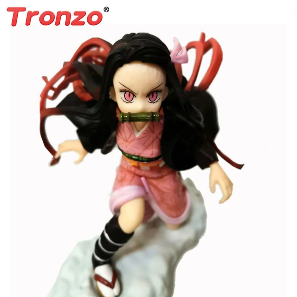 

Tronzo Anime Demon Slayer Kimetsu no Yaiba Kamado Nezuko PVC Action Figure Model Toys Kimetsu Nezuko Figurine Brinquedos Gifts