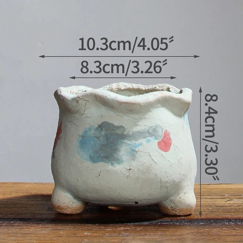 Винтажная глазурованная ручной работы с распылителем керамическая