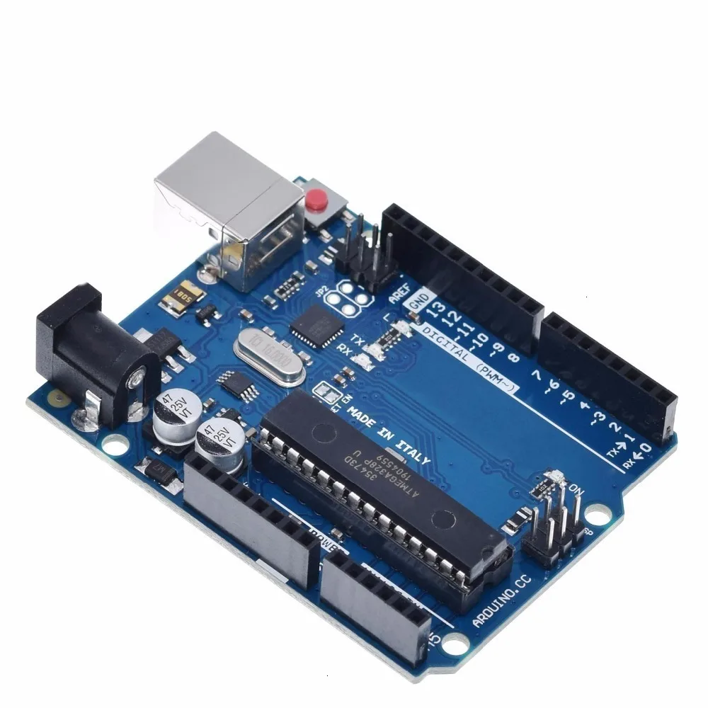 1 Комплект UNO R3 официальная коробка ATMEGA16U2+ MEGA328P чип для Arduino UNO R3 макетная плата+ USB кабель