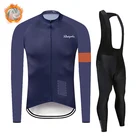 Новинка 2022, Зимняя Теплая Флисовая одежда для велоспорта Raphaful, Мужская велосипедная одежда с длинным рукавом, спортивная одежда для горного велосипеда, Мужская одежда для велоспорта