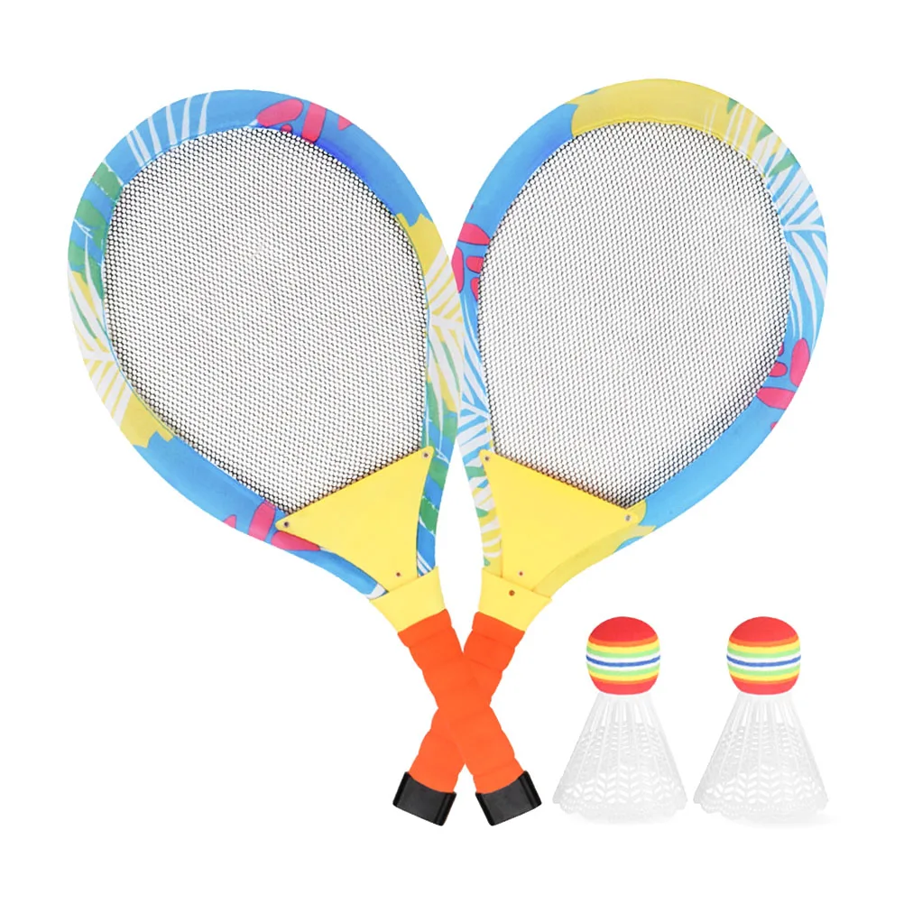 1 комплект детская светящаяся Теннисная ракетка Детская игрушки для