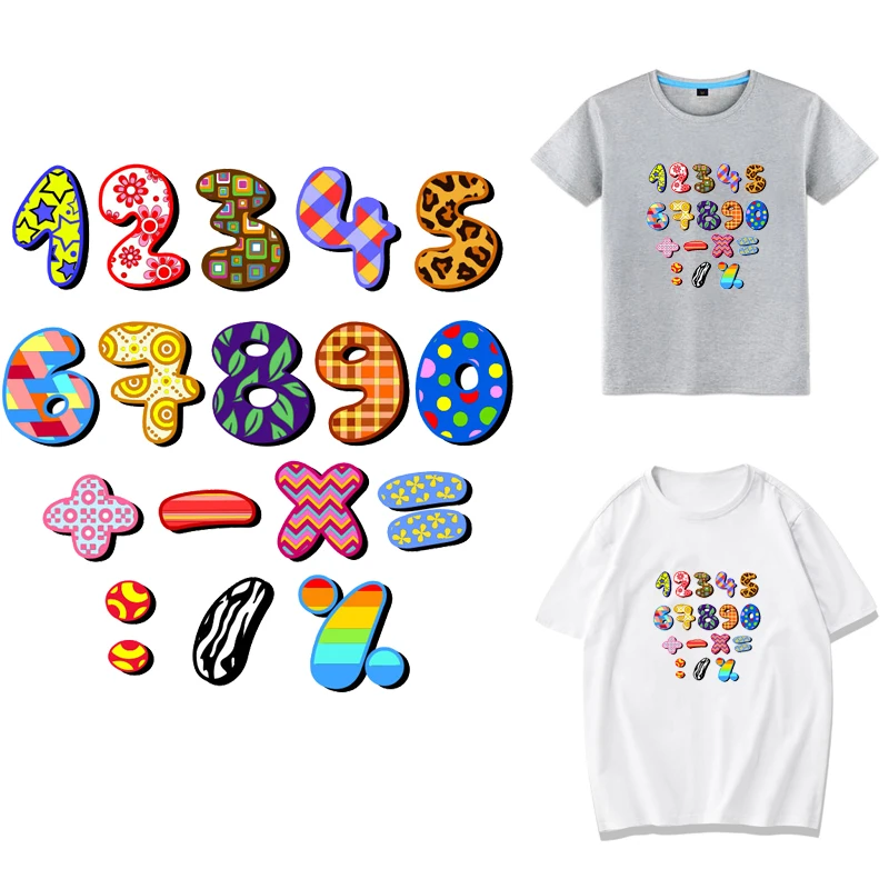 

Iron-on Transfers for Clothing Thermoadhesive Patches English Alphabet Sticker Diy Patch Flex Fusible Transfer Applique Dress