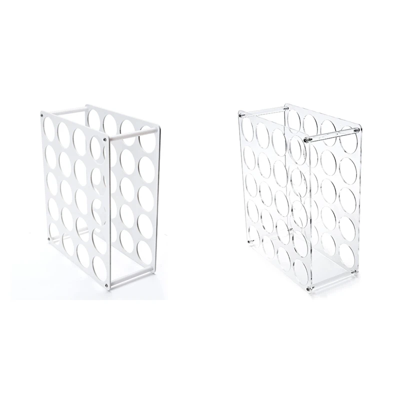 

20 отверстий, высокая емкость, виниловая катушка, съемная стойка для хранения бумаги, Твердый акриловый виниловый стеллаж для хранения