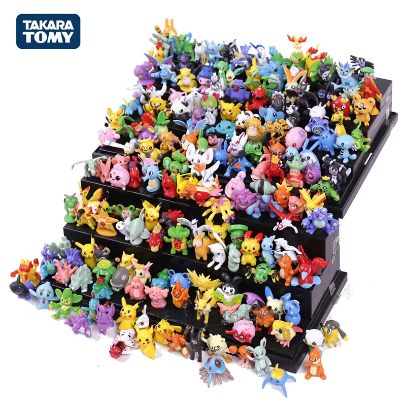 Tomy Pokemon 2 3 см Charmander Popplio Litten Pikachu Rowlet Treecko Evee Fennekin Greninja аниме фигурка куклы