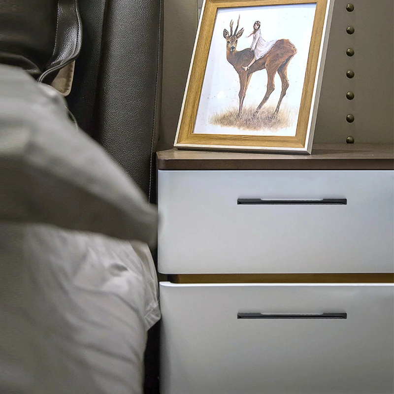 

DANPHONE Black And Gold Furniture Handles For Drawers Wardrobe Modern Nordic Style Cabinet Pulls Home Hardware Diy Supplies