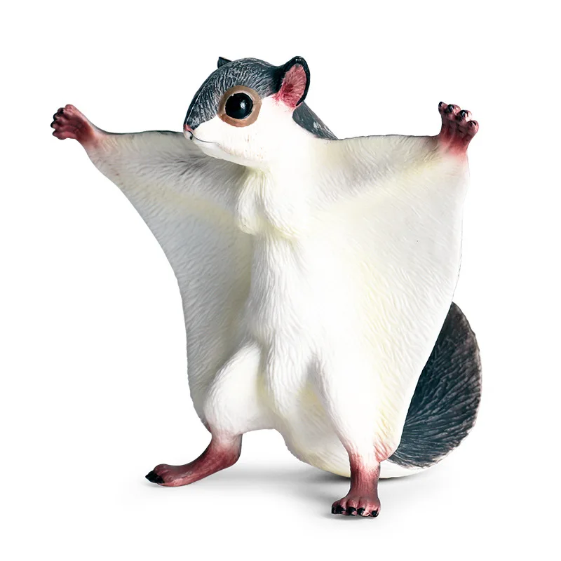 Flying Squirrel (белка-летяга) животных статуэтки коллекционные игрушки диких