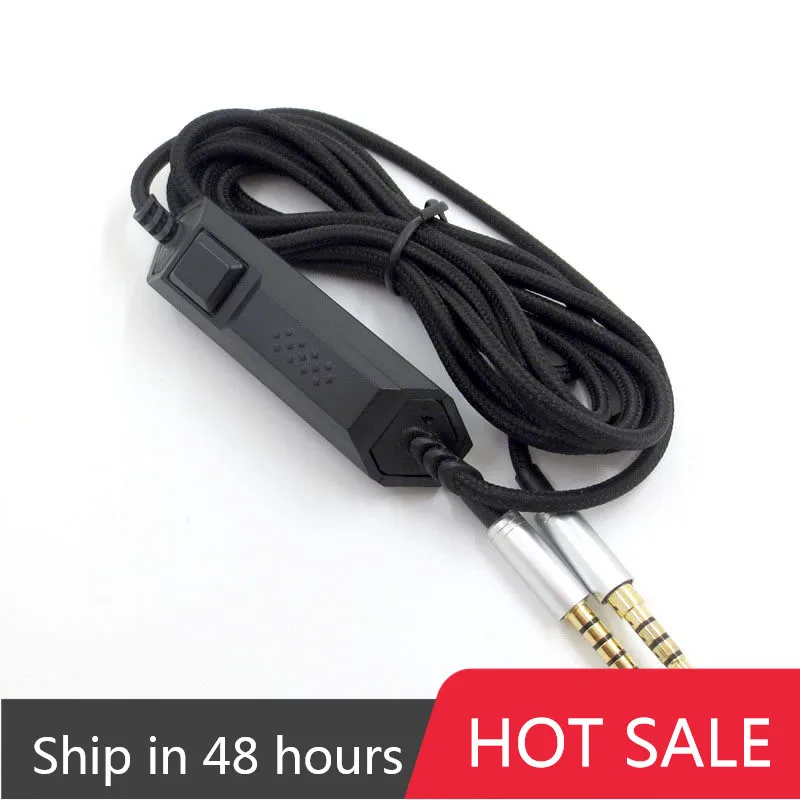 

New Replacement Audio Cable With Microphone Volume Control For Astro A10 A40 Headphones
