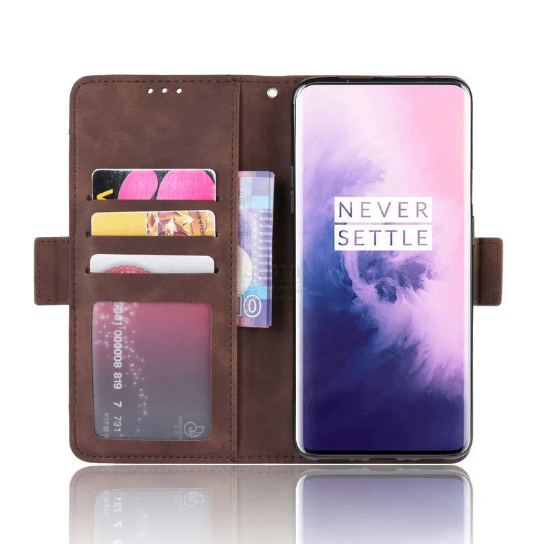 Чехол-кошелек s для Oneplus 7 Pro, чехол на магнитной застежке, чехол-книжка для Oneplus 7T Pro, кожаный держатель для карт и фотографий, чехлы для телефонов
