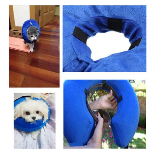 Медицинский конус надувной ошейник поводок для питомца собаки кота ветеринарный