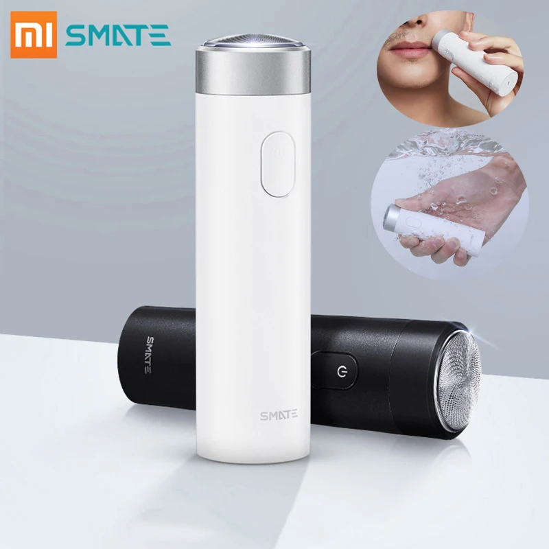 

Xiaomi Youpin Smate Electric Shaver Portable Men's Razor Dry Wet Shaving Machine for Men IPX7 Washable Three Leaf Comfy Clean