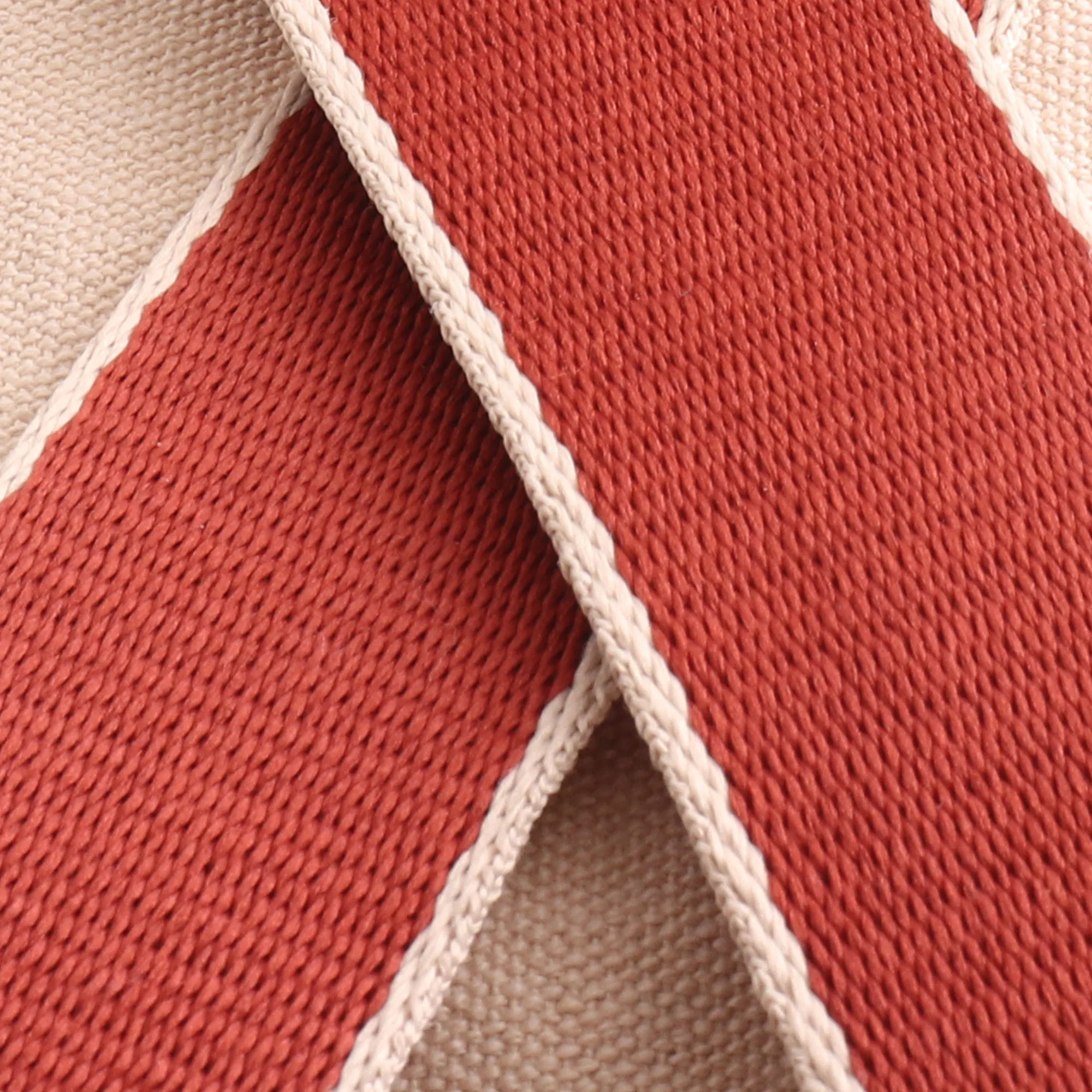 38 мм коричневая хлопковая тесьма полосатый лямки кошелек ручки ремень обивка