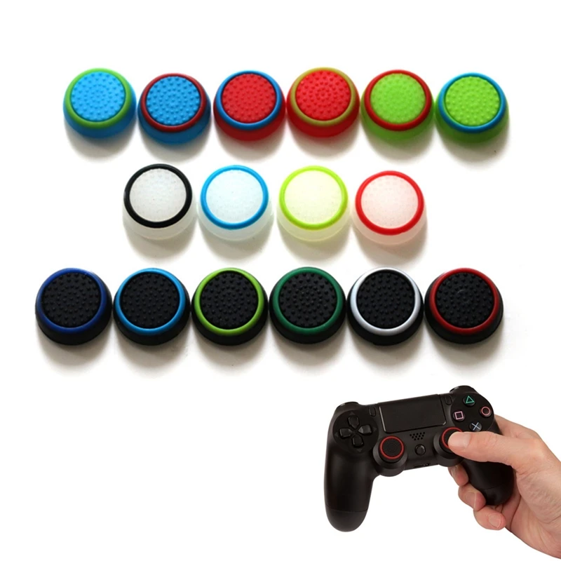 4 шт. силиконовые аналоговые ручки для джойстика PlayStation PS4 Pro Slim Xbox 360 One PS3 Джойстик