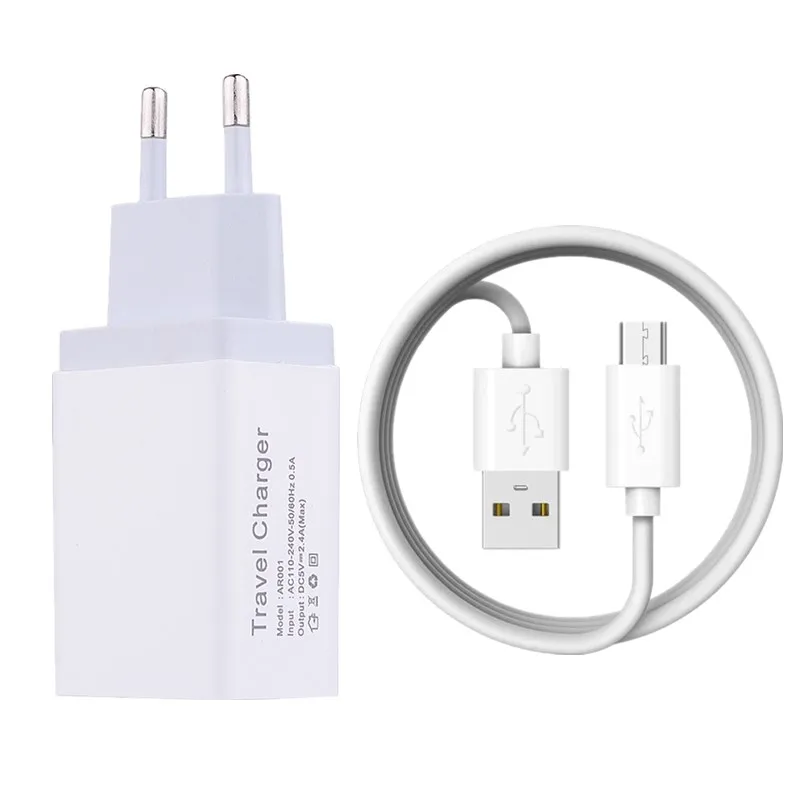 5В 2A EU настенный зарядный адаптер usb кабель для Huawei P30 P20 P10 P8 lite Y9 Y7 Y6 pro 2019 Honor 20 10 9 8 V10