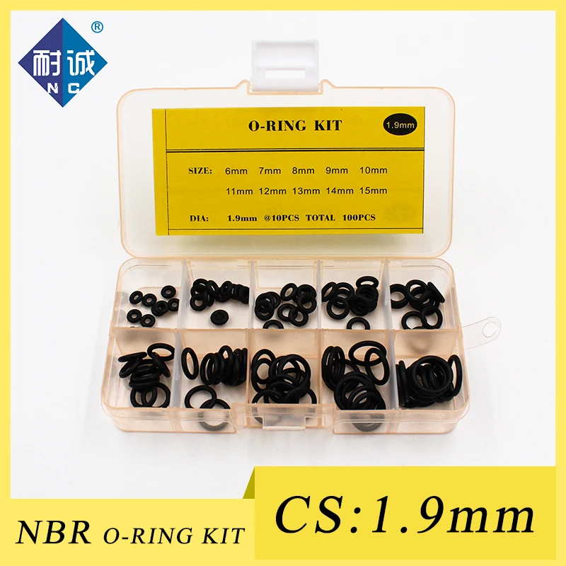 Уплотнительное кольцо NBR уплотнительное из нитрильного каучука толщиной 1 9 мм