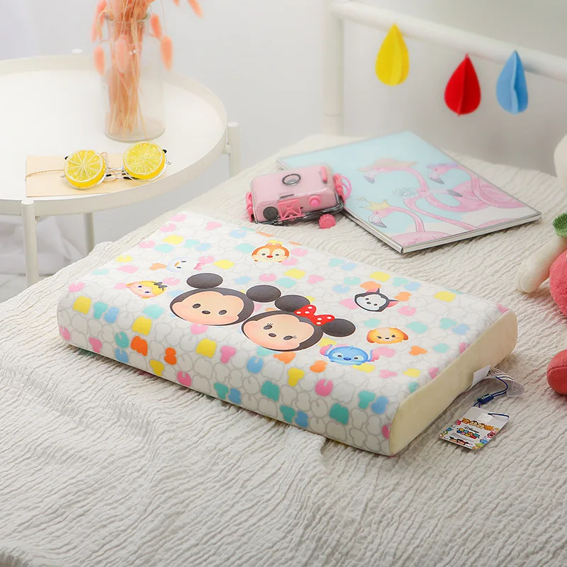 

Disney Thailand natural children latex pillow cartoon student memory pillow cervical protection pillow core ice and snow