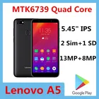 Lenovo A5 смартфон с 5,5-дюймовым дисплеем, процессором MTK6739, 13 МП + 8 Мп, двумя слотами для Sim-карт, Android 8,1, 4G LTE