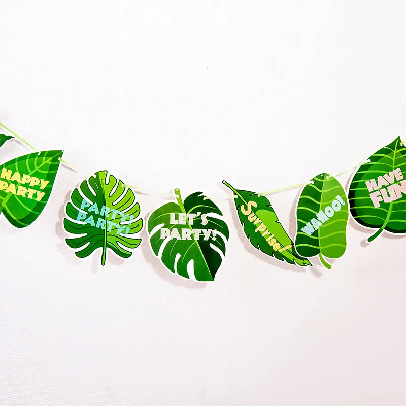 Гавайи участник Luau Фламинго одноразовая посуда летние Тропические Платья