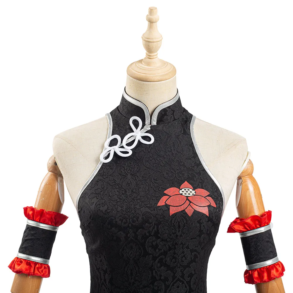 

Anime Date A Bullet Tokisaki Kurumi Cosplay Costume Cheongsam Dress Sexy Uniform Halloween Carnival Costume Women