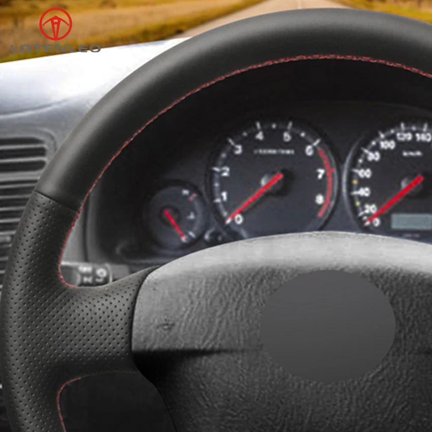 LQTENLEO черный чехол рулевого колеса автомобиля из искусственной кожи для Honda Civic