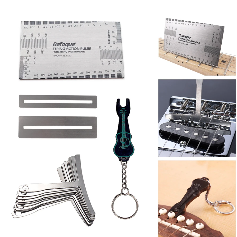 Набор инструментов Luthier для гитары комплект вытягивания басов брелок 1 строка