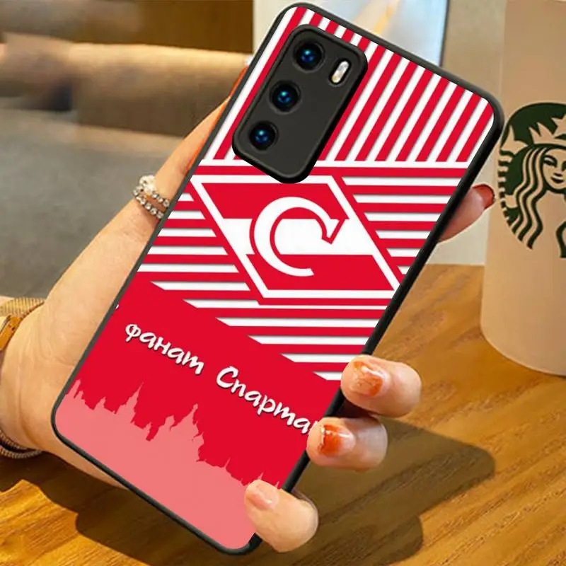

LJHYDFCNB Russian Spartak Moscow Phone Case For Huawei P20 30 40 Pro Mate 20 30 40 Pro Xs Rs Honor 10