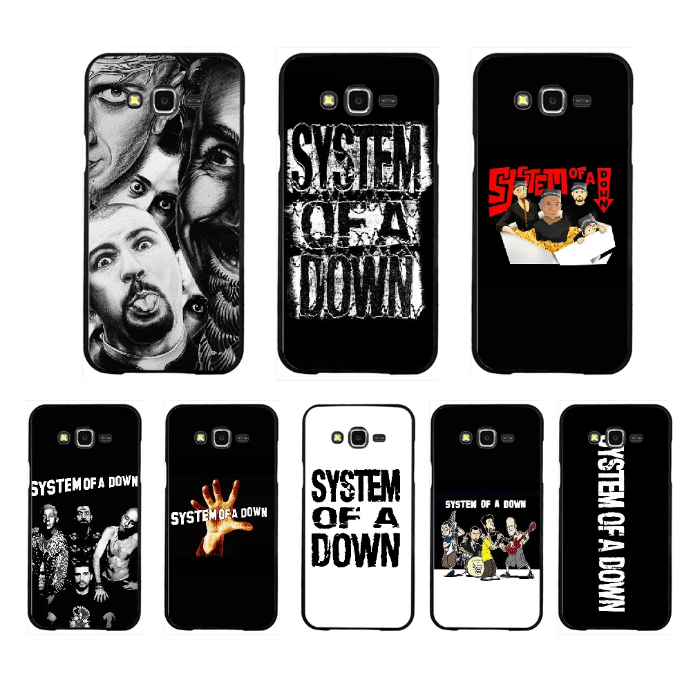 Мягкий черный чехол для телефона NBDRUICAI System Of A Down SOAD Samsung Galaxy J7 J8 J3 J4 J5 J6 Plus 2018