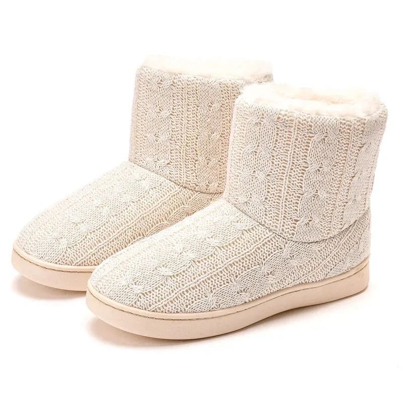 

Women Boots Slippers Winter Shoes Woman Snow Ankle Boots Warm Fur Outdoor Slippers Female Slip On Casual Shoes Plush Footwear