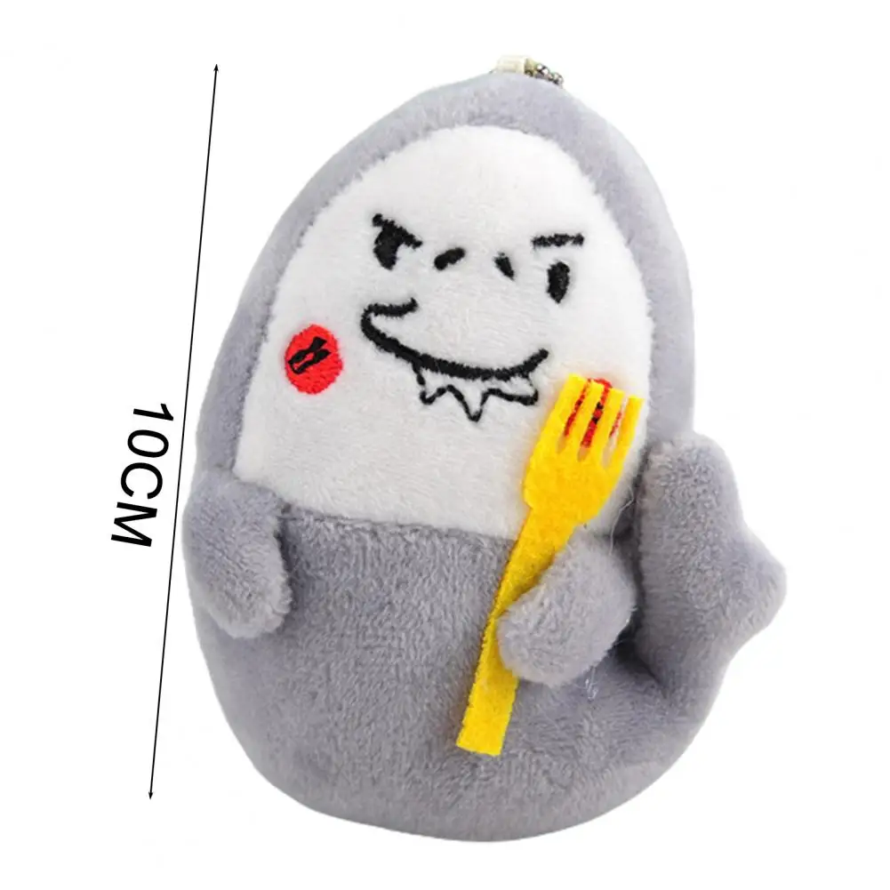 

Plush Pendant Cartoon Stuffed Toy PP Cotton Funny Shark Animal Pendant Keychain for Decoration