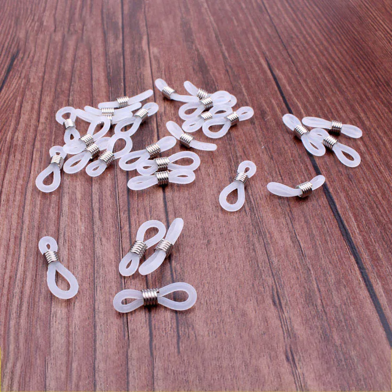 50 шт./лот черные белые прозрачные спортивные очки цепочки для очков аксессуары