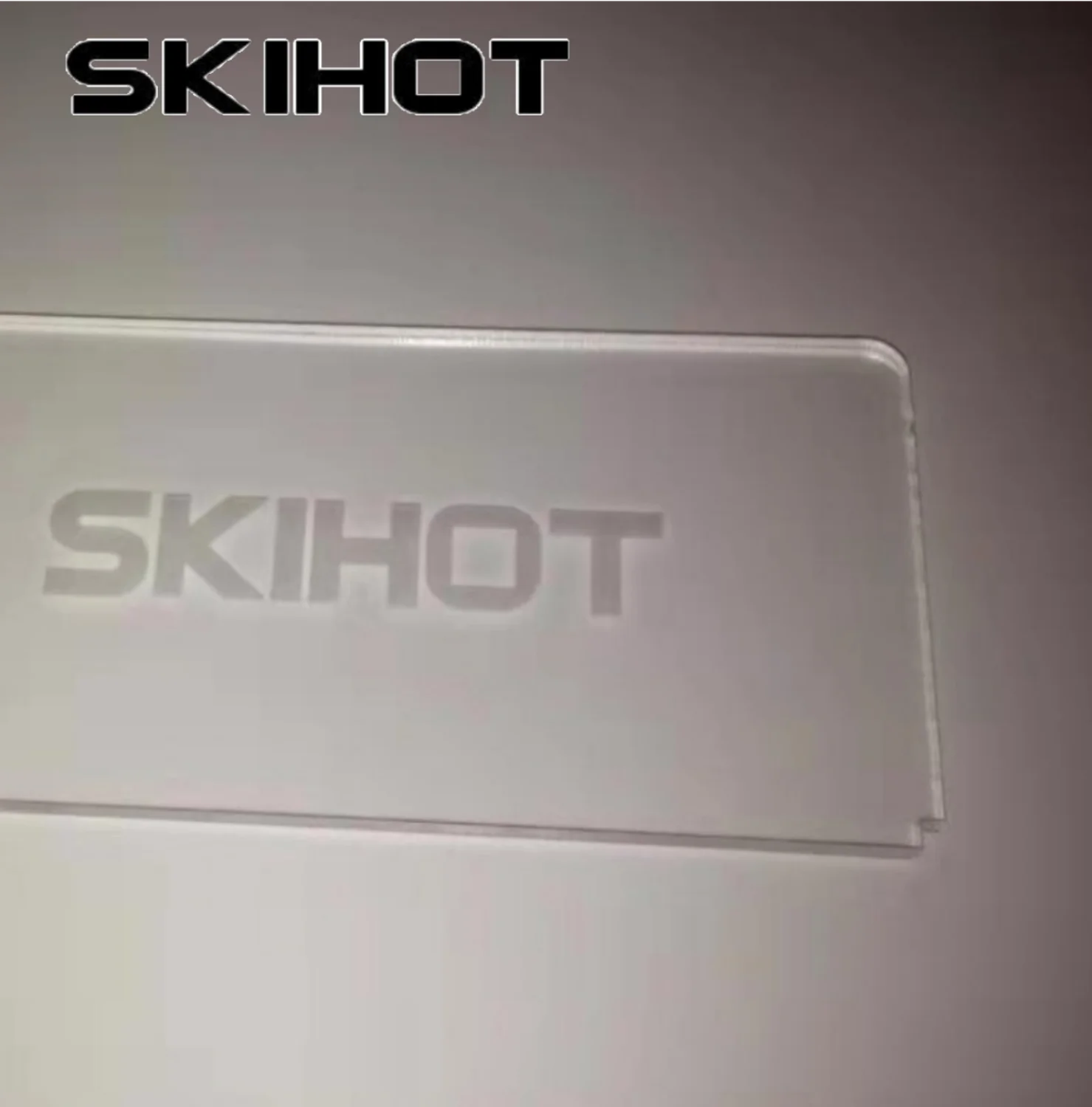 Фото SKIHOT двойная пластина парафин скребок/сноуборд восковой инструмент/сноуборд стеклоочиститель/пластиковый стеклоочиститель/4 мм №2