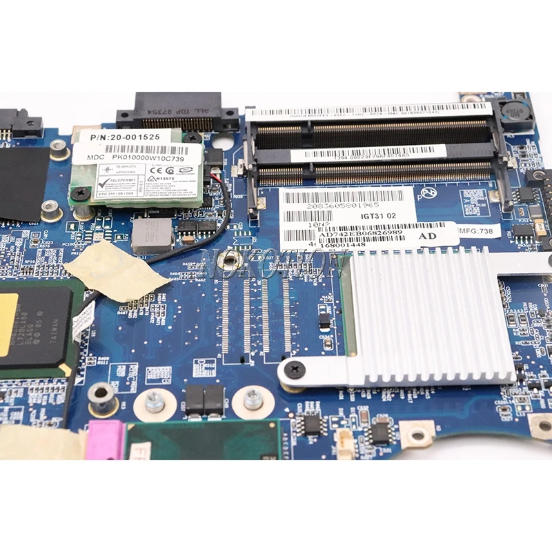 Материнская плата NOKOTION 11009714 для ноутбука lenovo Y410 F41 gm965 DDR2 без графического слота