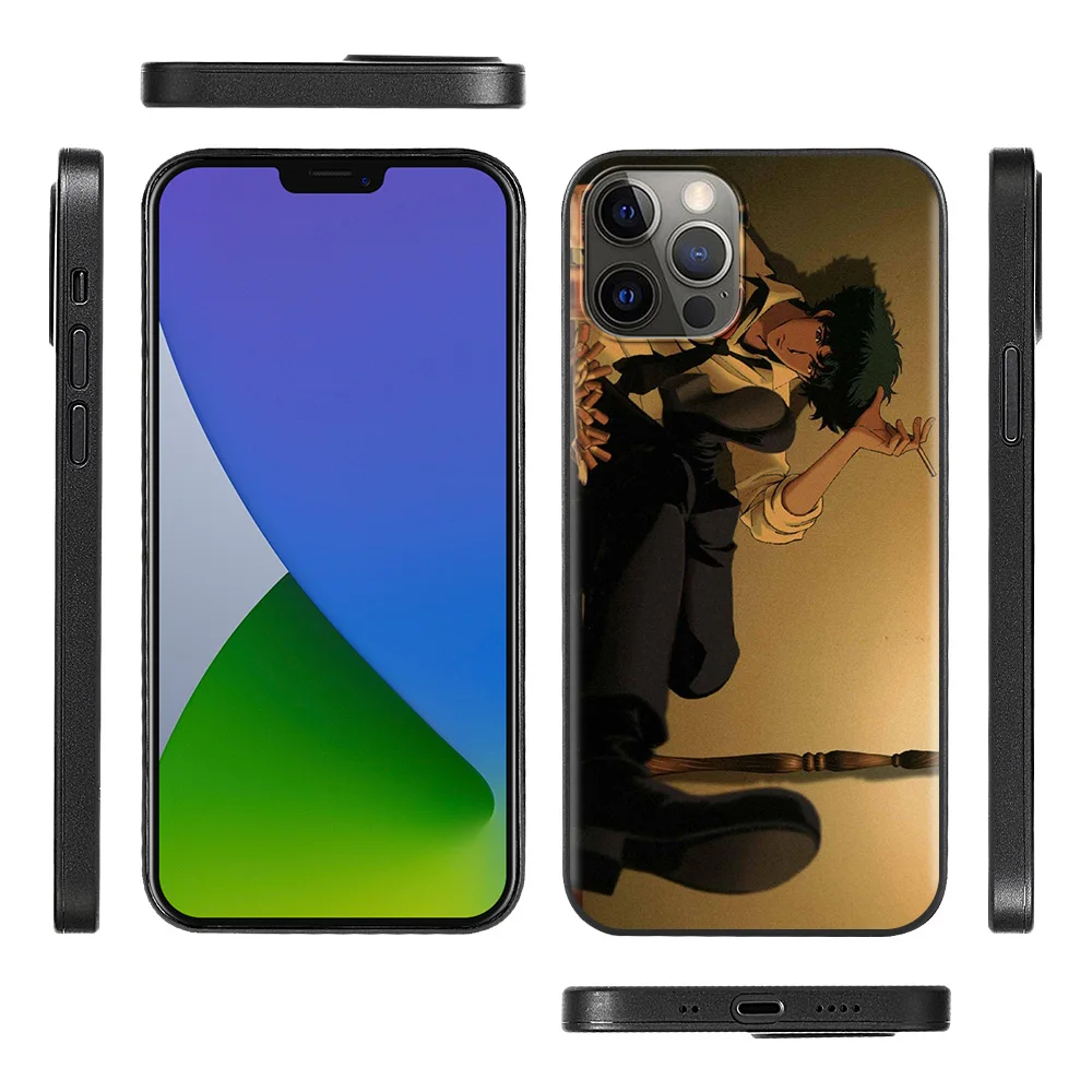 

Cowboy Bebop Phone Shell For iPhone 12 11 Pro Max XR XS X 7 8 Plus SE Cover Case Capa Guscio Fundas