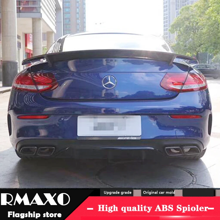 Спойлер для Benz W205 C-class coupe ZD ABS задний спойлер две двери C180 C250 C350 C63 2017 | Автомобили и