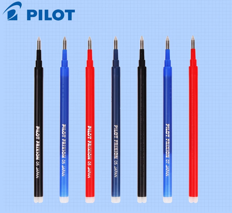 20 шт./лот пилот BLS-FR7 ручка frixion пополнения чернил для LFBK-23EF LFB-20EF гелевая ручка 0,7 мм письменные принадлежности Офисная и школьные принадлежности