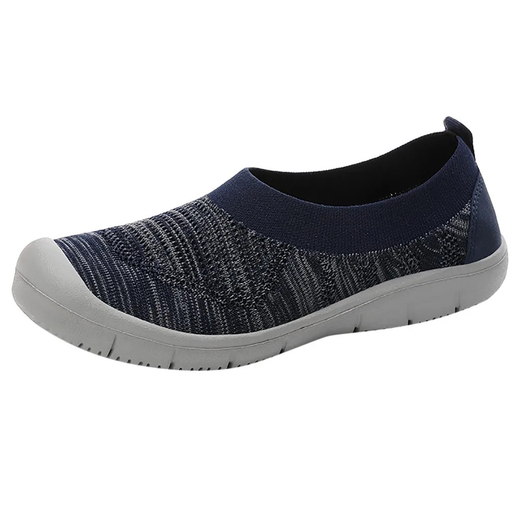 SAGACE Casual Shoes Woman Air Mesh Slip-On Pumps Walking Sneakers Ladies 2020 Summer Feminino Solid Color Vulcanize Flat | Спорт и