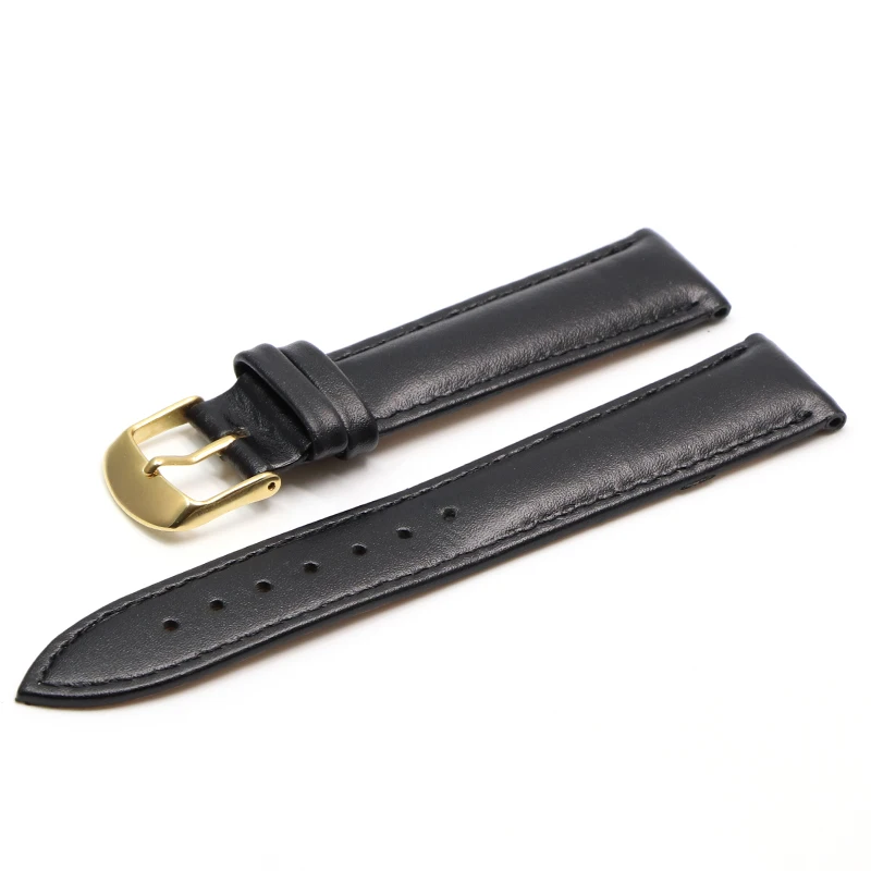 Brown Leather Bracelet With Rose Gold Clasp Bracelet 18mm 20mm watch band 22mm watch Strap For DW Watch Daniel Wellington Band