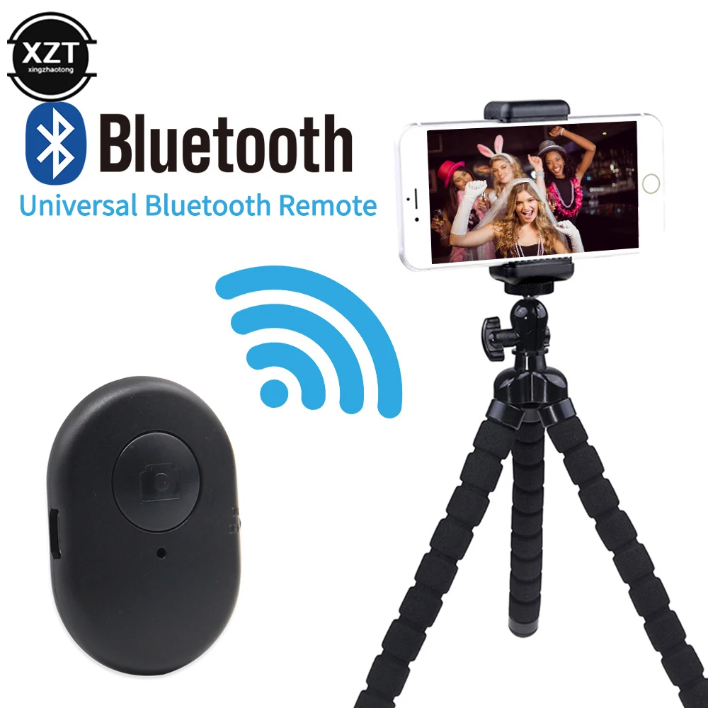 Перезаряжаемая Беспроводная Bluetooth палка для селфи с затвором беспроводной пульт