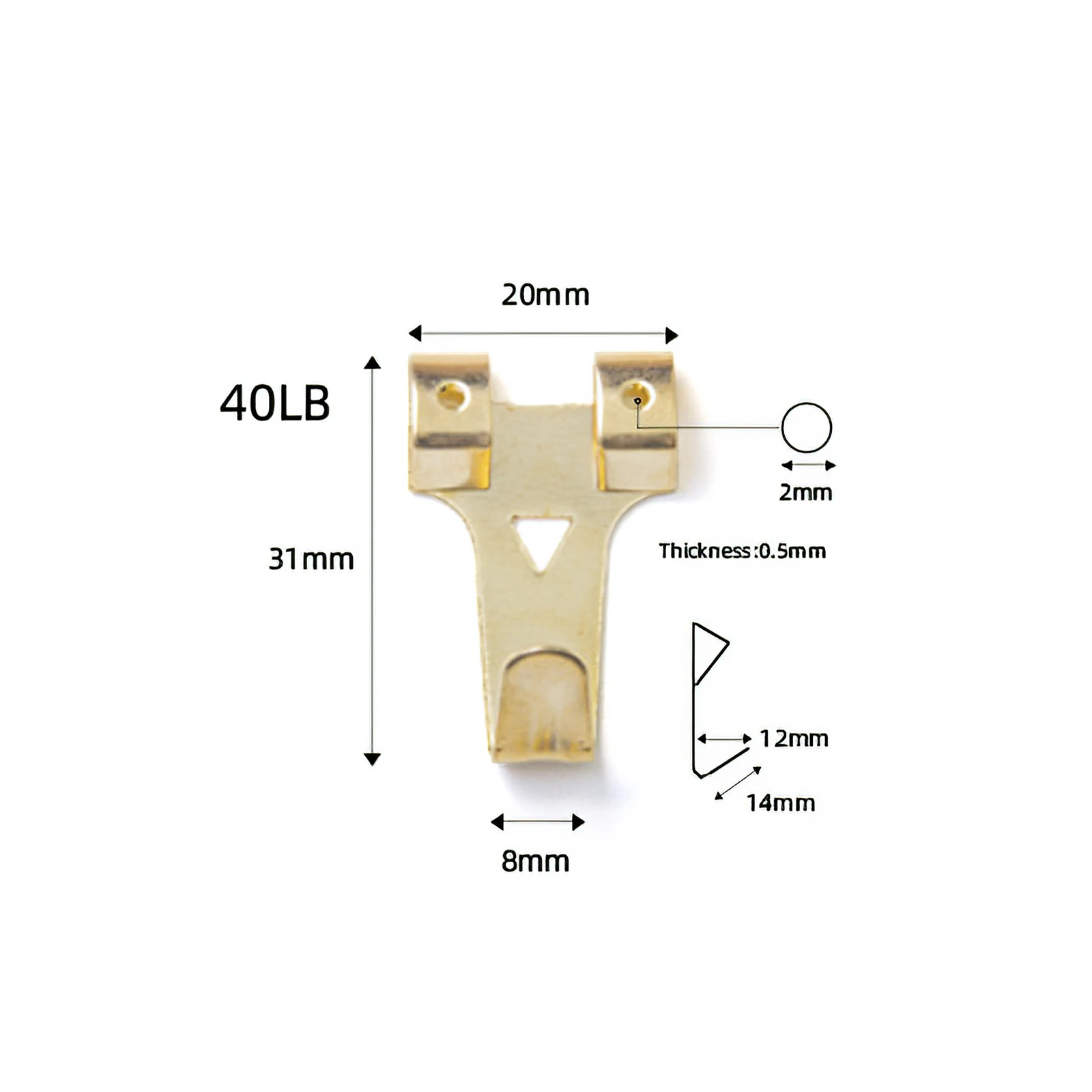 Прочный железный крючок фоторамки набор изображение висящим комплектом для