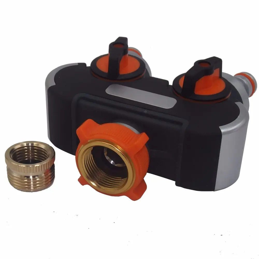 2-сторонний разделитель шлангов распределитель водопроводных кранов 3/4 &quotи 1/2&quot