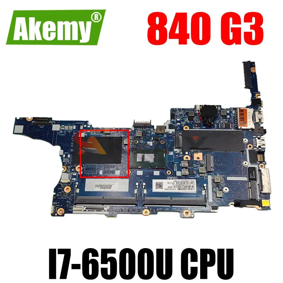 

For HP 840 G3 Laptop Motherboard 6050A2892401-MB-A01 I7-6500U 918314-001 918314-601 918314-501 Mainboard
